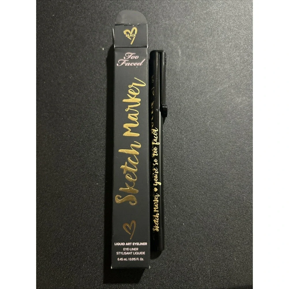 Too‎ Faced Sketch Marker Liquid Eyeliner CHARCOAL BLACK